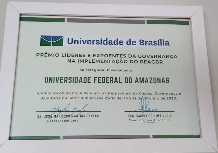 Ufam recebe certificado de excelência em gestão universitária