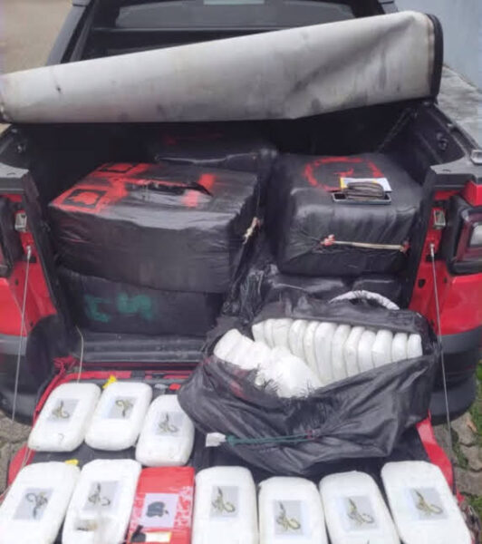 Polícia Militar prende um homem e apreende 314 tabletes de entorpecentes, na zona sul