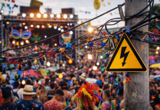 Folia momesca: Amazonas Energia orienta sobre cuidados com enfeites e iluminação em blocos de carnaval